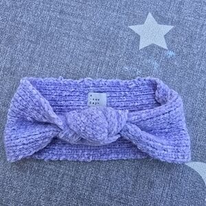 A New Day Lilac Chenille Knot Headband